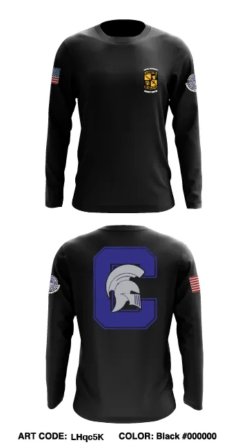 Capital University Army ROTC Store 1 Core Men's LS Performance Tee - LHqc5K