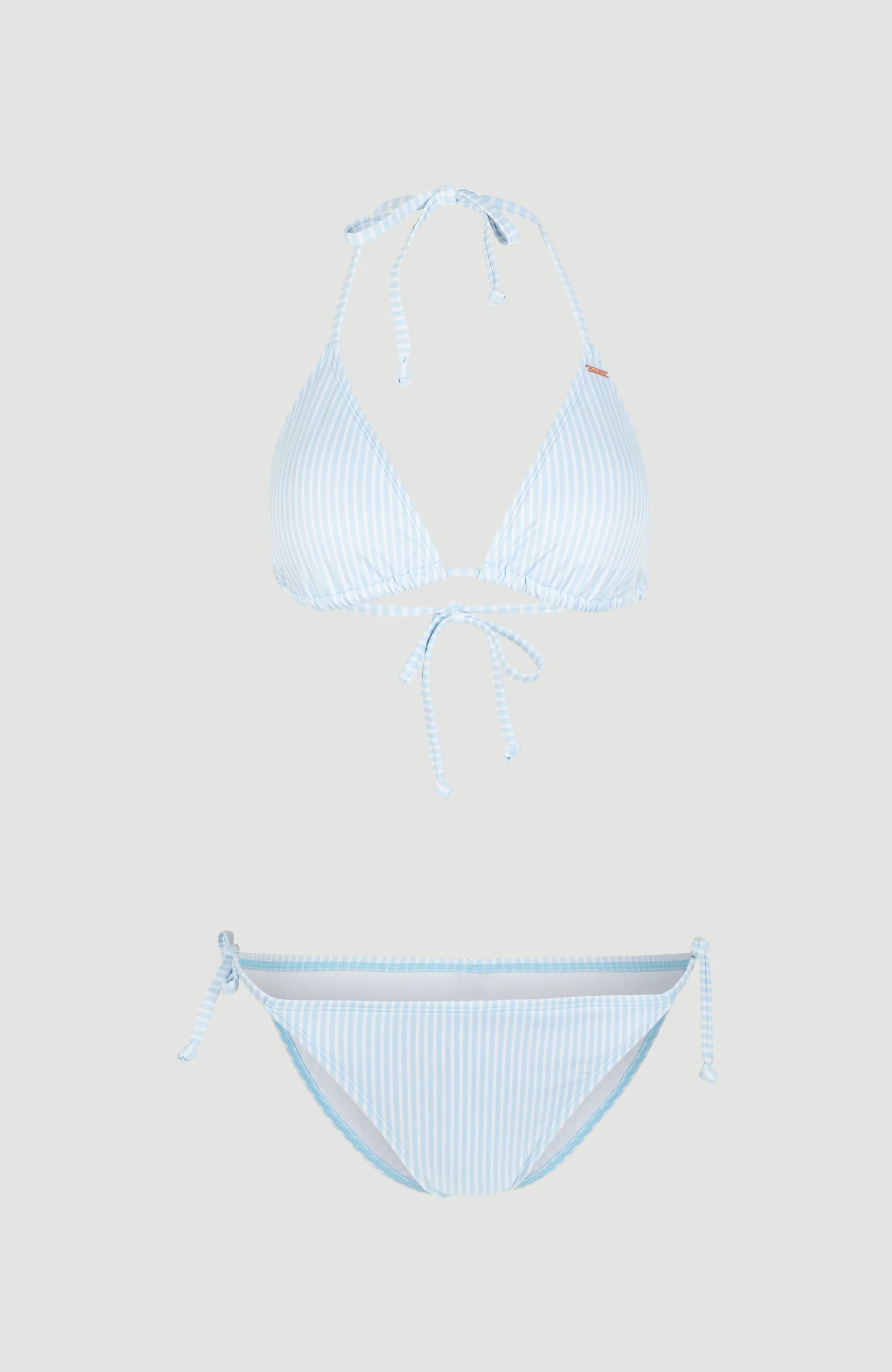 Capri - Bondey Triangel Bikini Set | Blue Simple Stripe