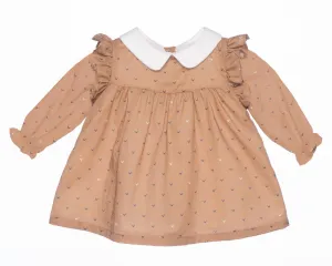 Caramel Collared Dress