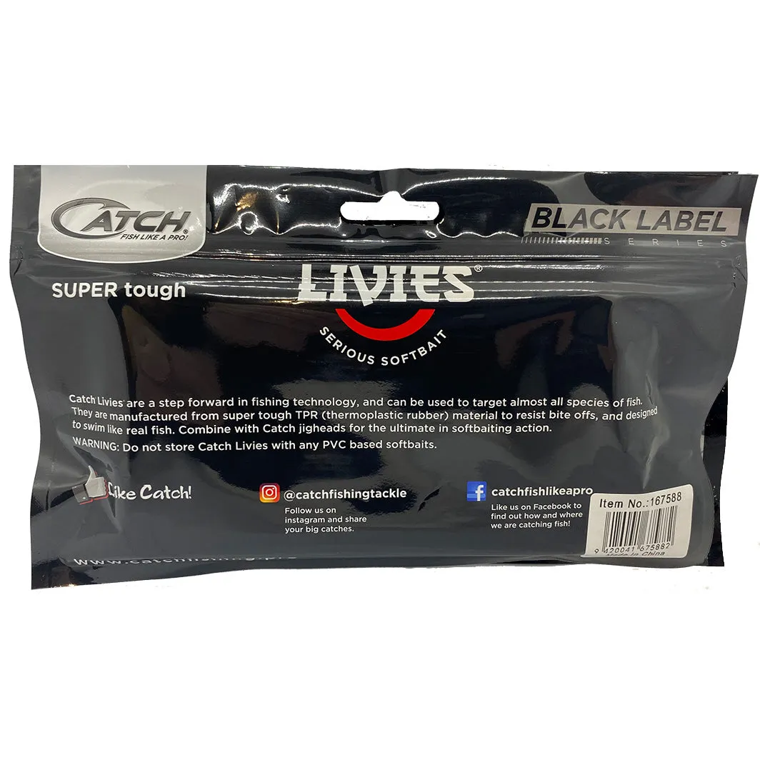 Catch Black Label Livies Softbait 5 or 7" Jerkshad - Caipirinha