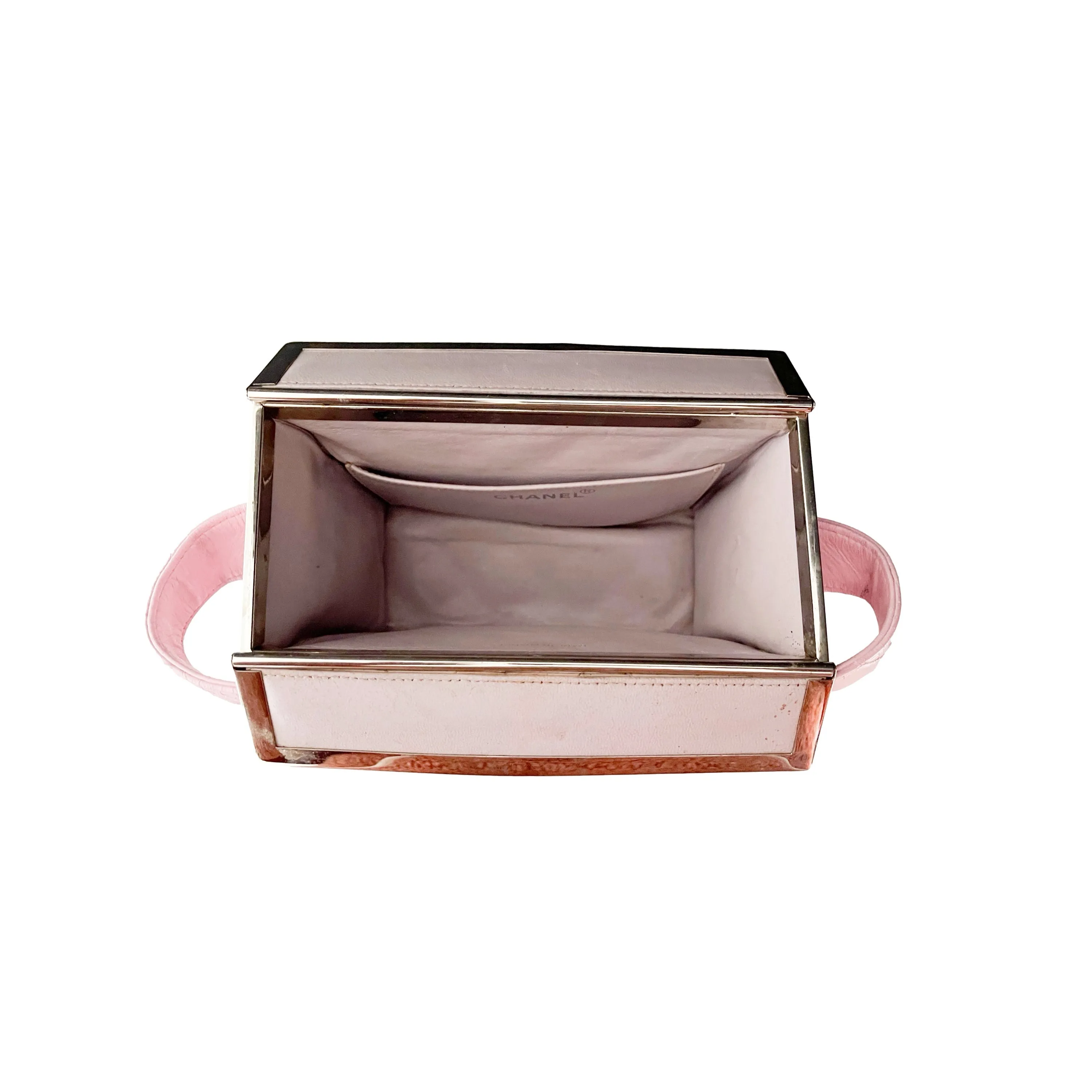 Chanel Baby Pink Box Top Handle Bag