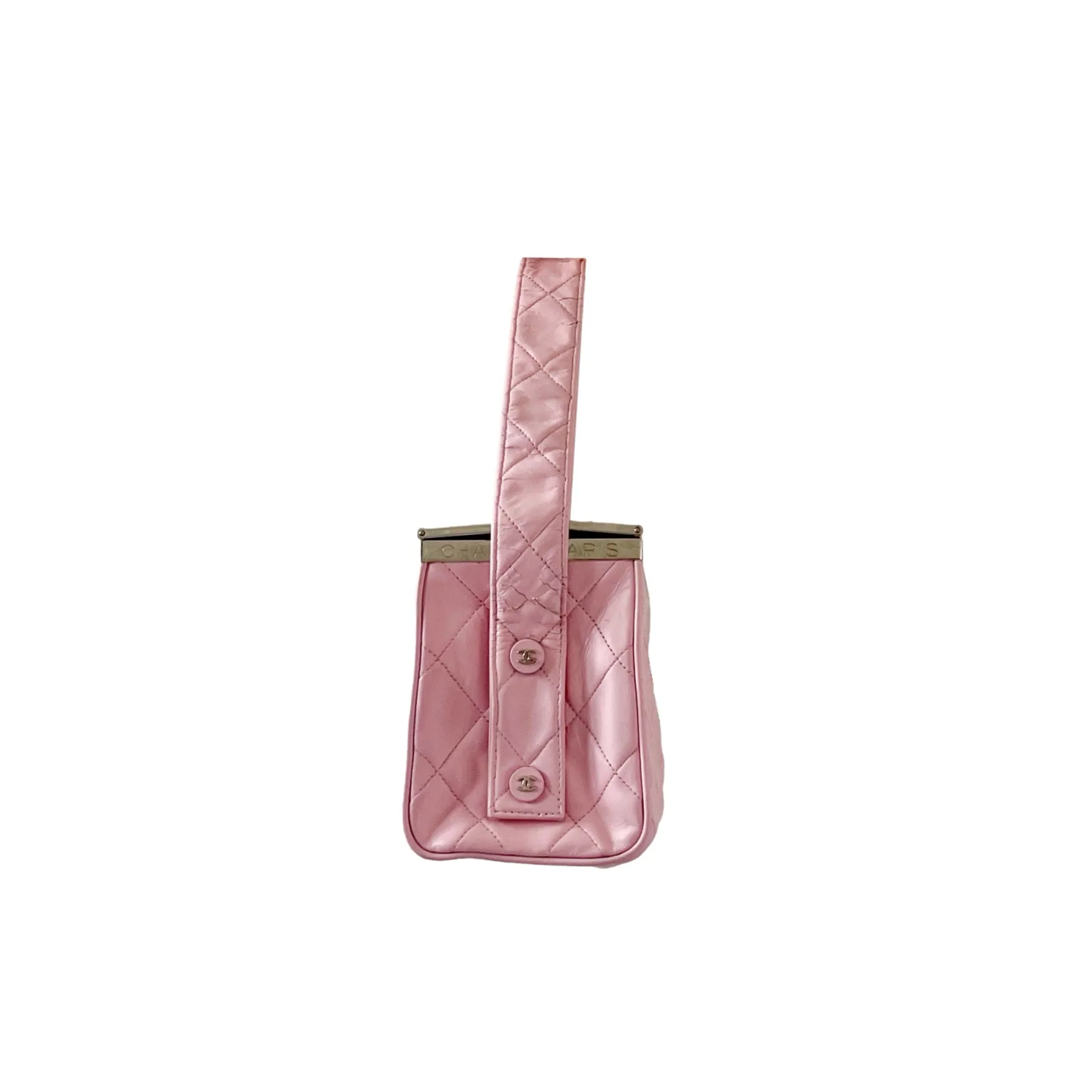 Chanel Baby Pink Box Top Handle Bag