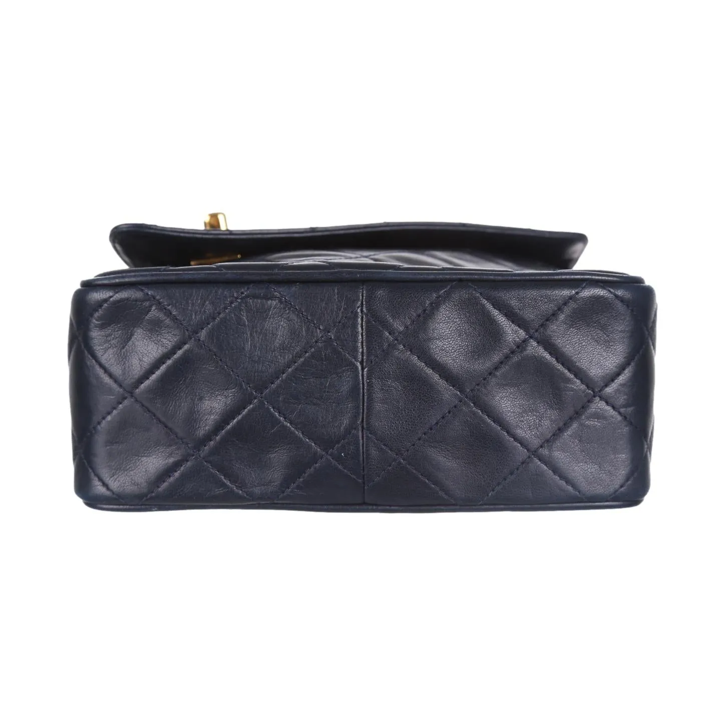 Chanel Dark Navy Quilted Camera Bag
