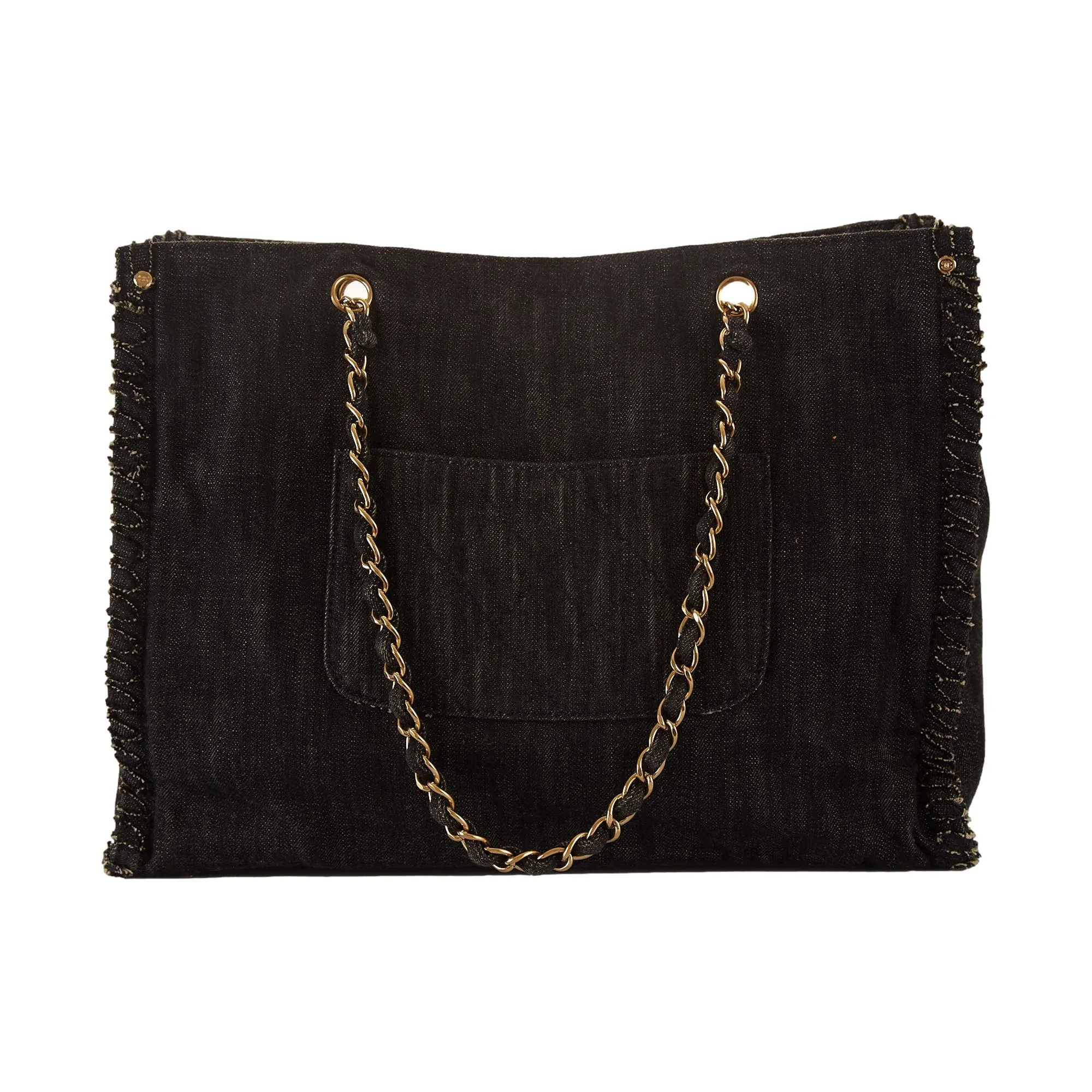 Chanel Denim Chain Shoulder Bag