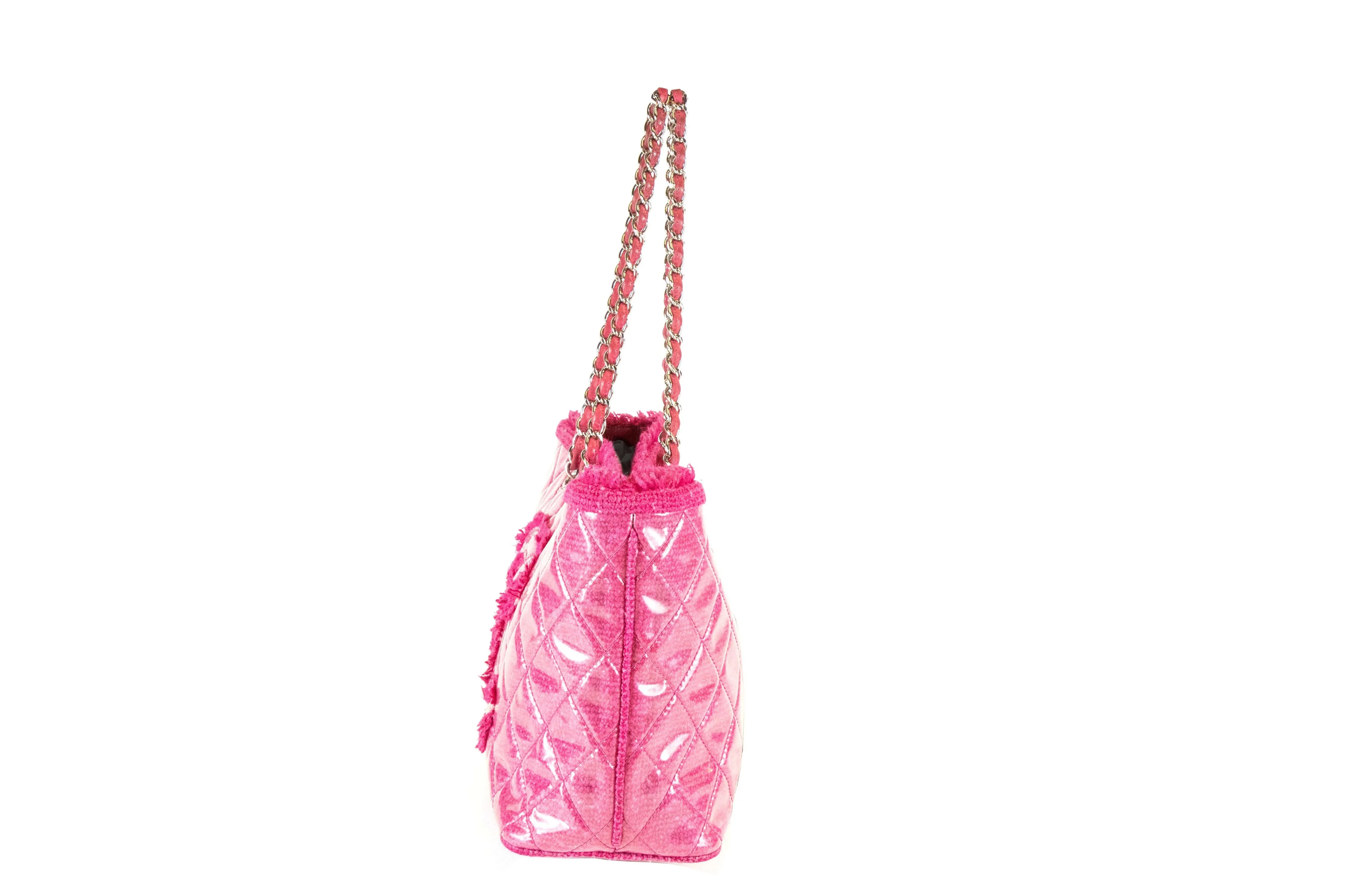 Chanel Funny Tweed Pink Tote
