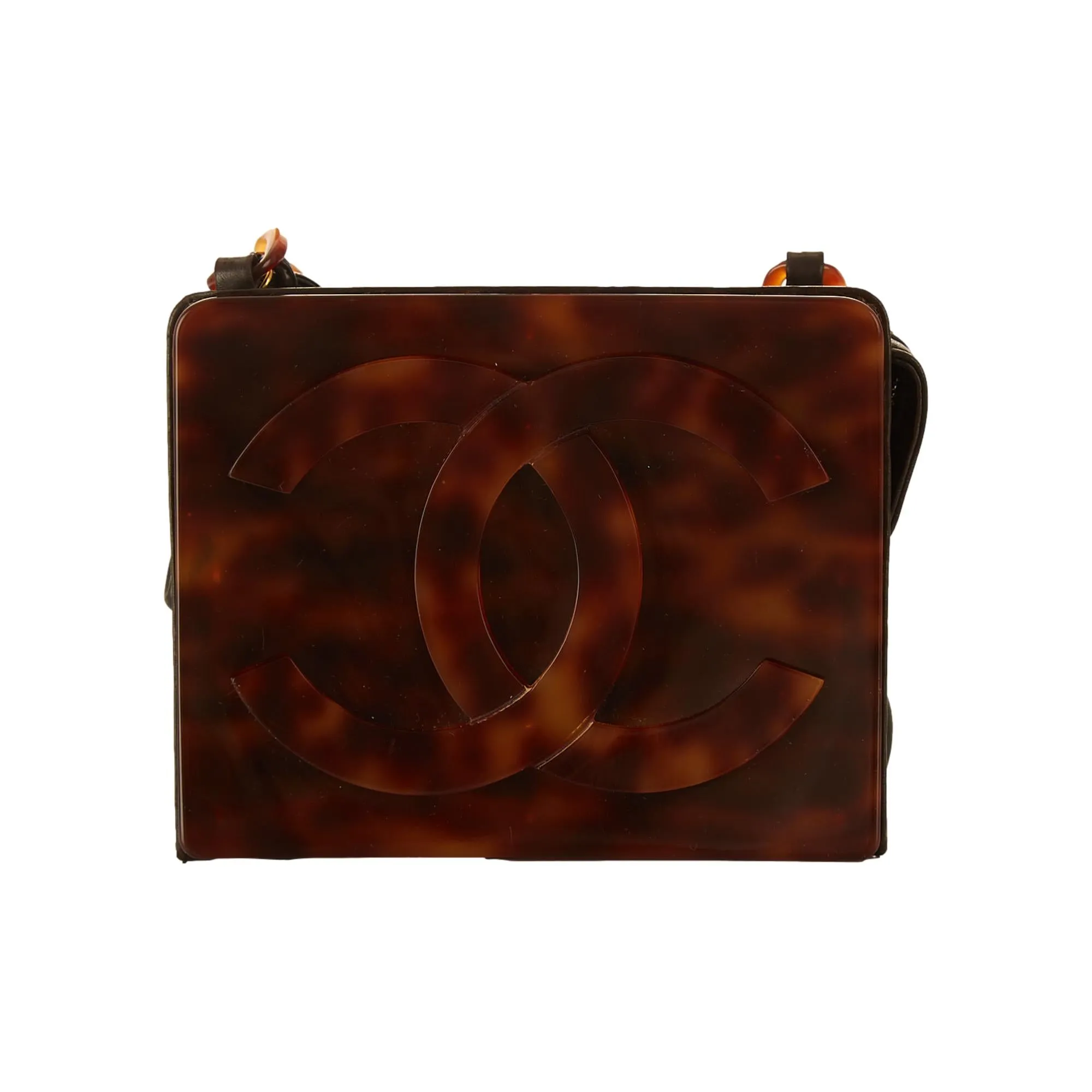 Chanel Tortoise Logo Chain Mini Bag
