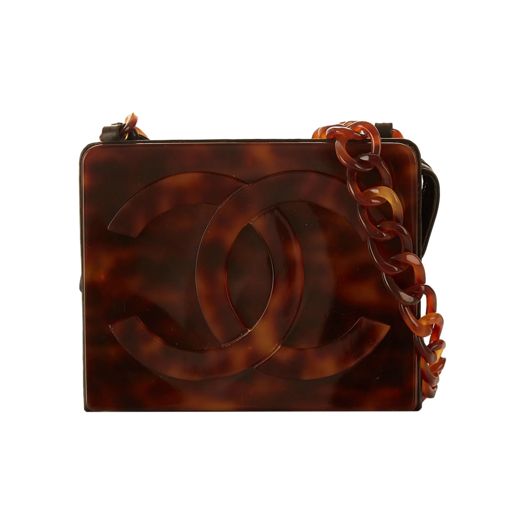 Chanel Tortoise Logo Chain Mini Bag