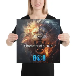 Character Of A Lion Canvas