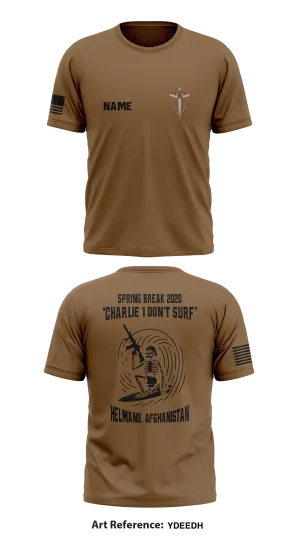 Charlie Troop, 3-71 CAV  Store 1 Core Men's SS Performance Tee - ydEeDH