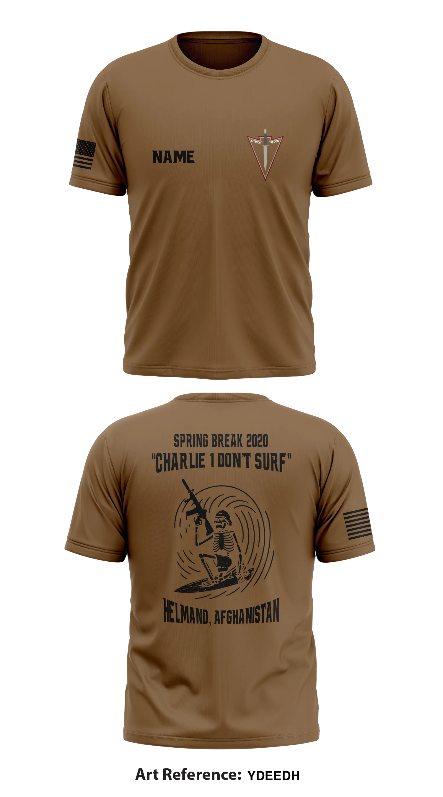 Charlie Troop, 3-71 CAV  Store 1 Core Men's SS Performance Tee - ydEeDH