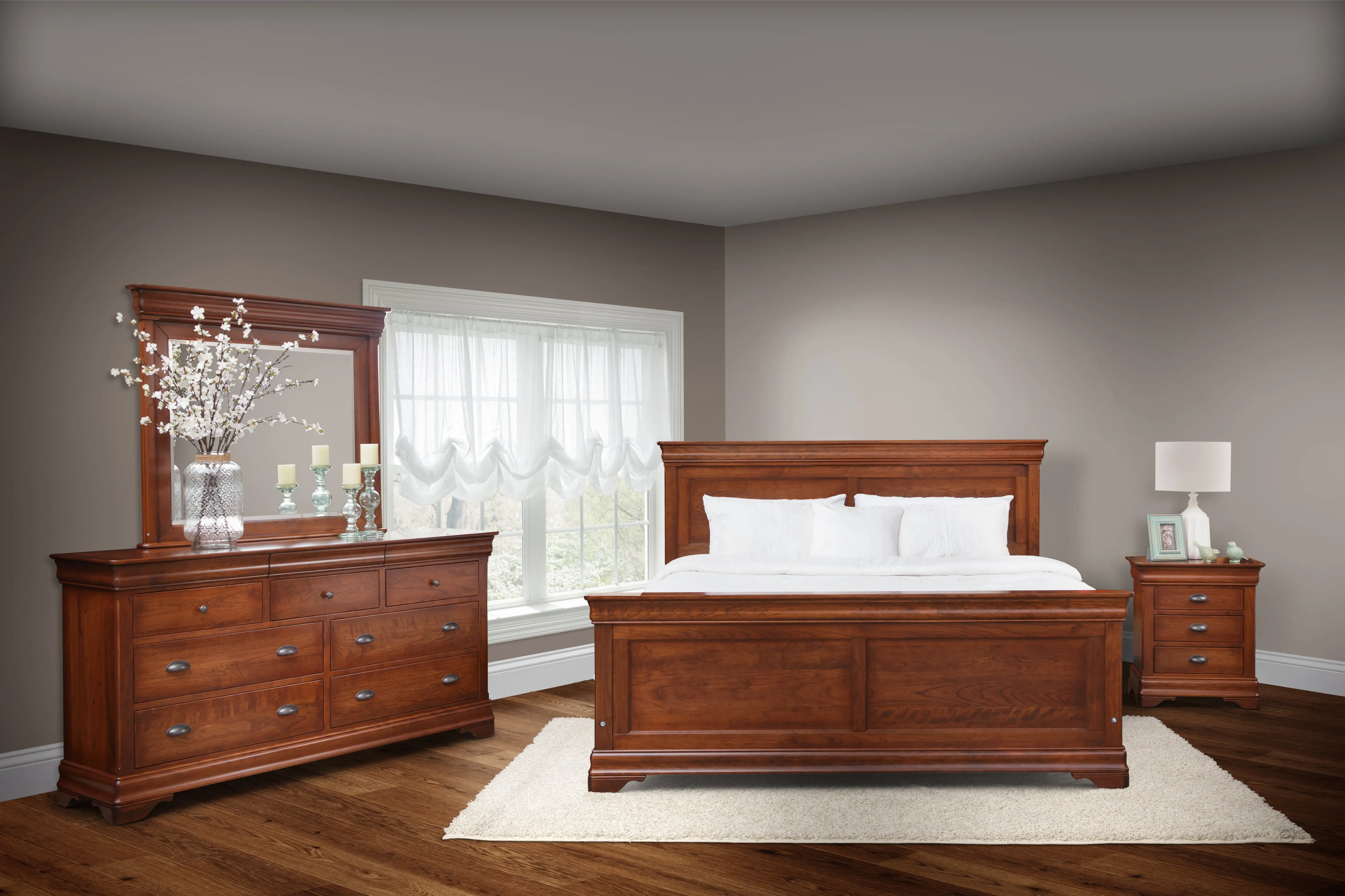 Chateau - Hardwood Amish Nightstand