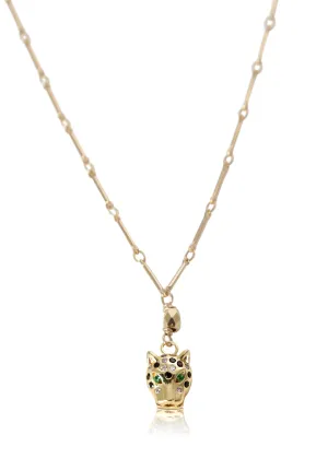Cheetah Simple Necklace