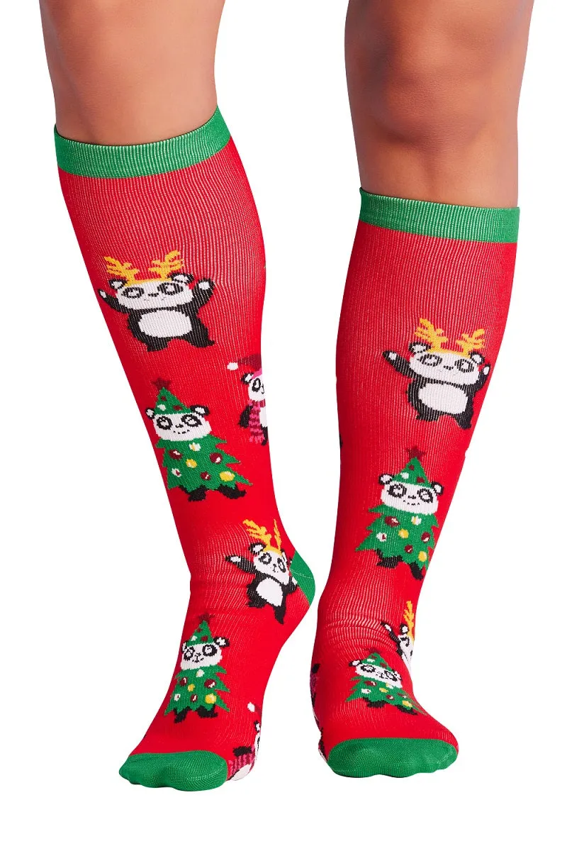 Cherokee Compression Socks Print Support Regular Calf Up To 17"