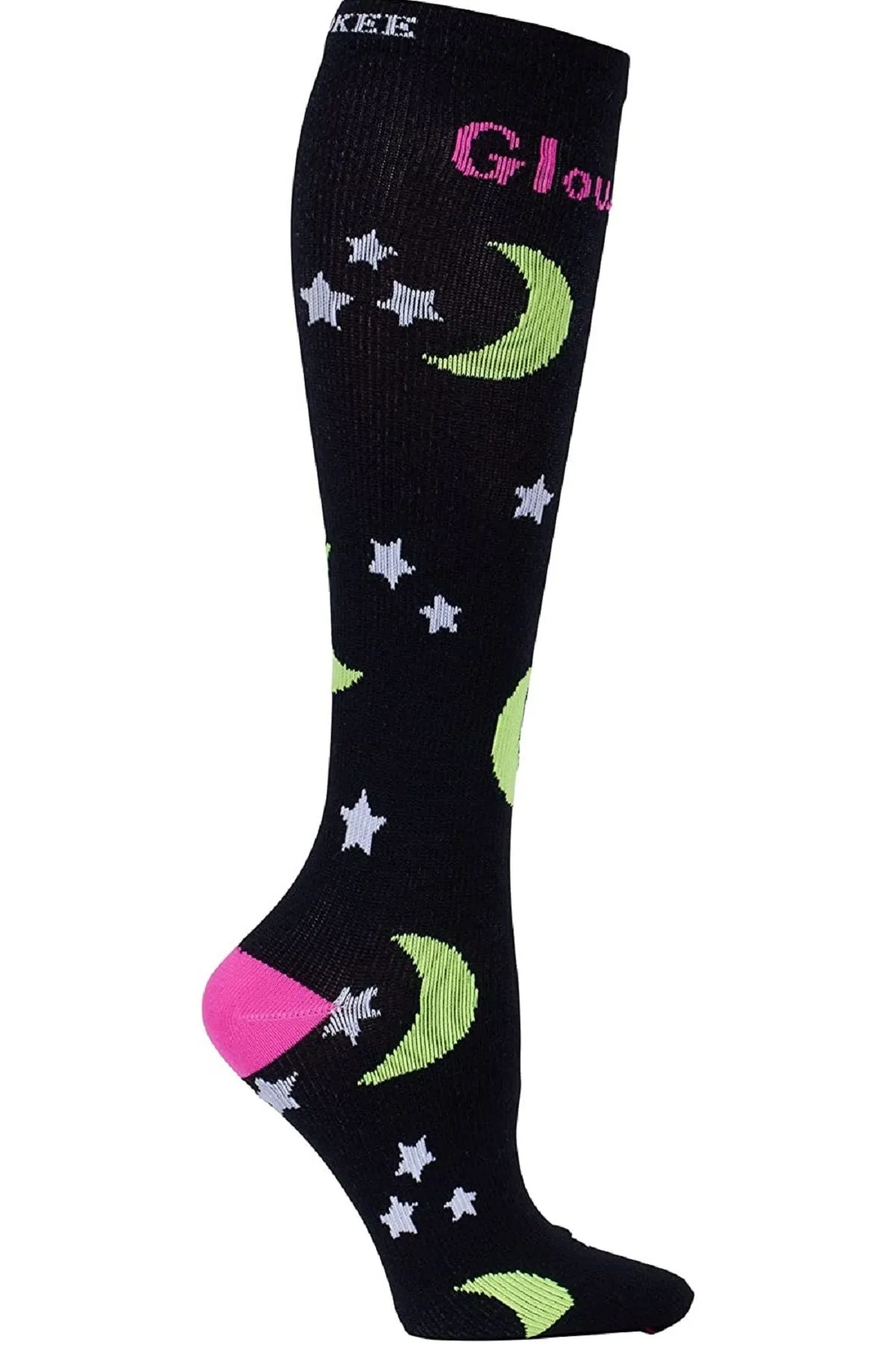 Cherokee Compression Socks Print Support Regular Calf Up To 17"