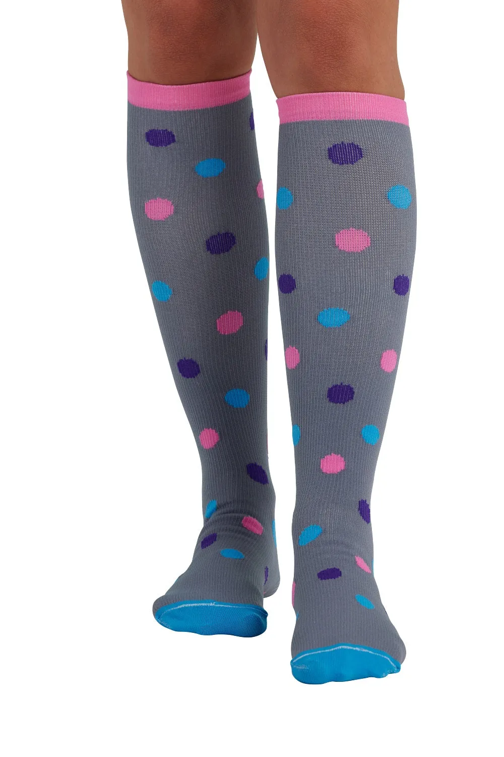 Cherokee Compression Socks Print Support Regular Calf Up To 17"