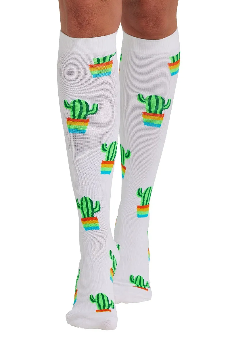 Cherokee Compression Socks Print Support Regular Calf Up To 17"