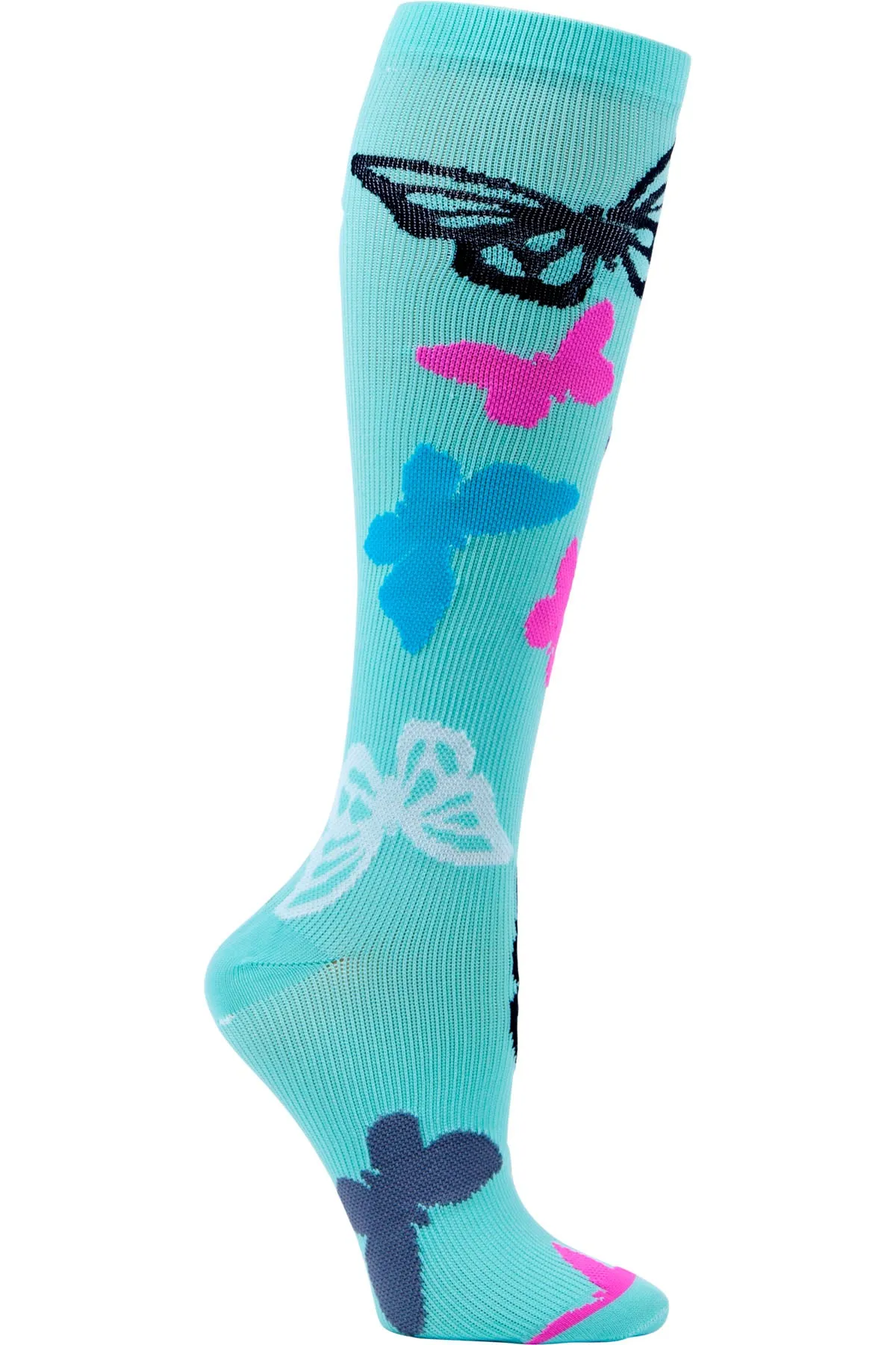 Cherokee Compression Socks Print Support Regular Calf Up To 17"
