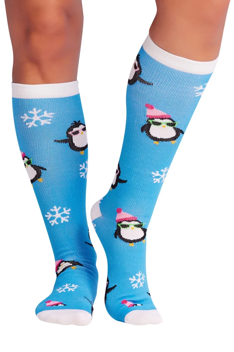 Cherokee Compression Socks Print Support Regular Calf Up To 17"
