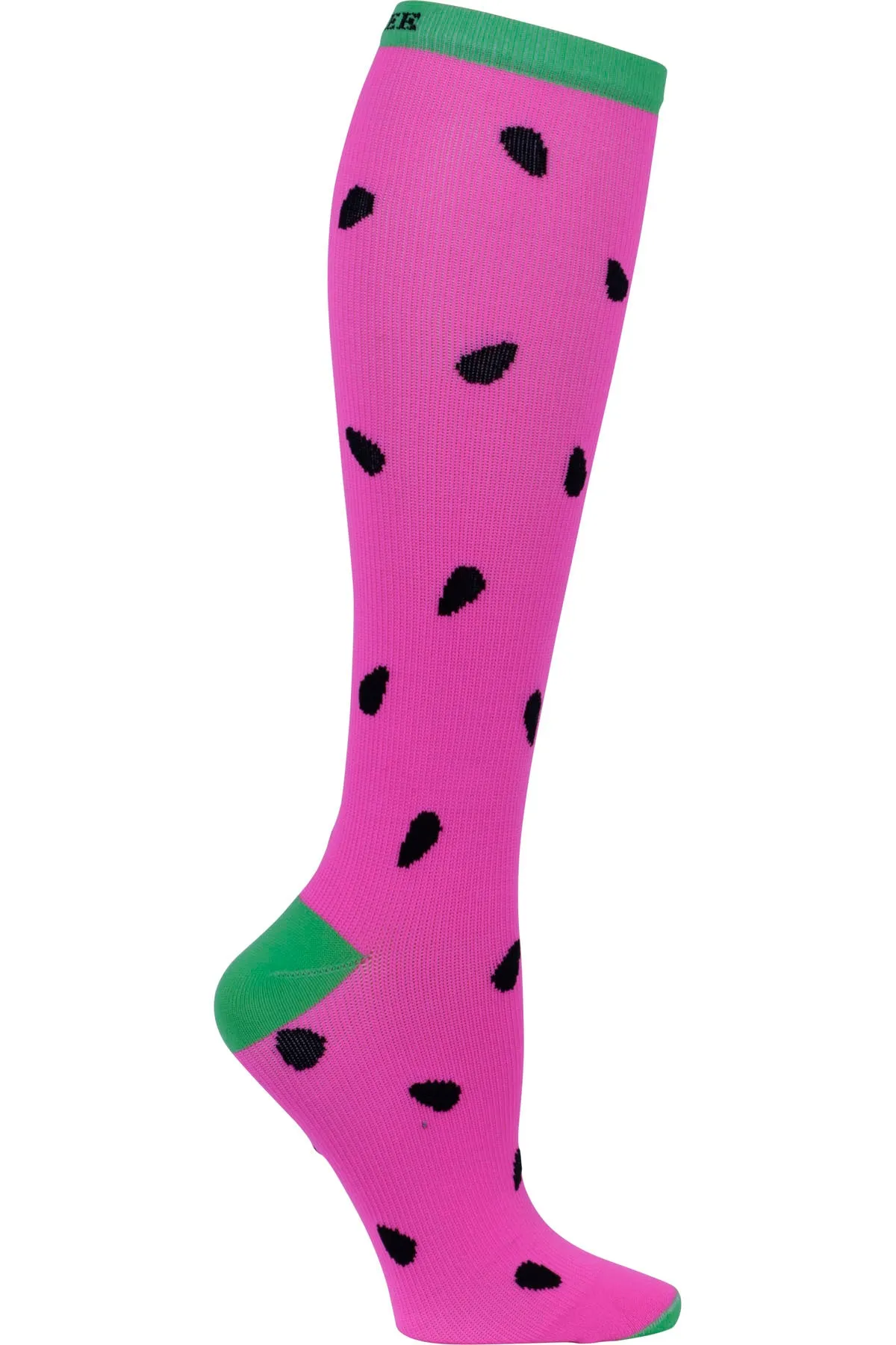 Cherokee Compression Socks Print Support Regular Calf Up To 17"