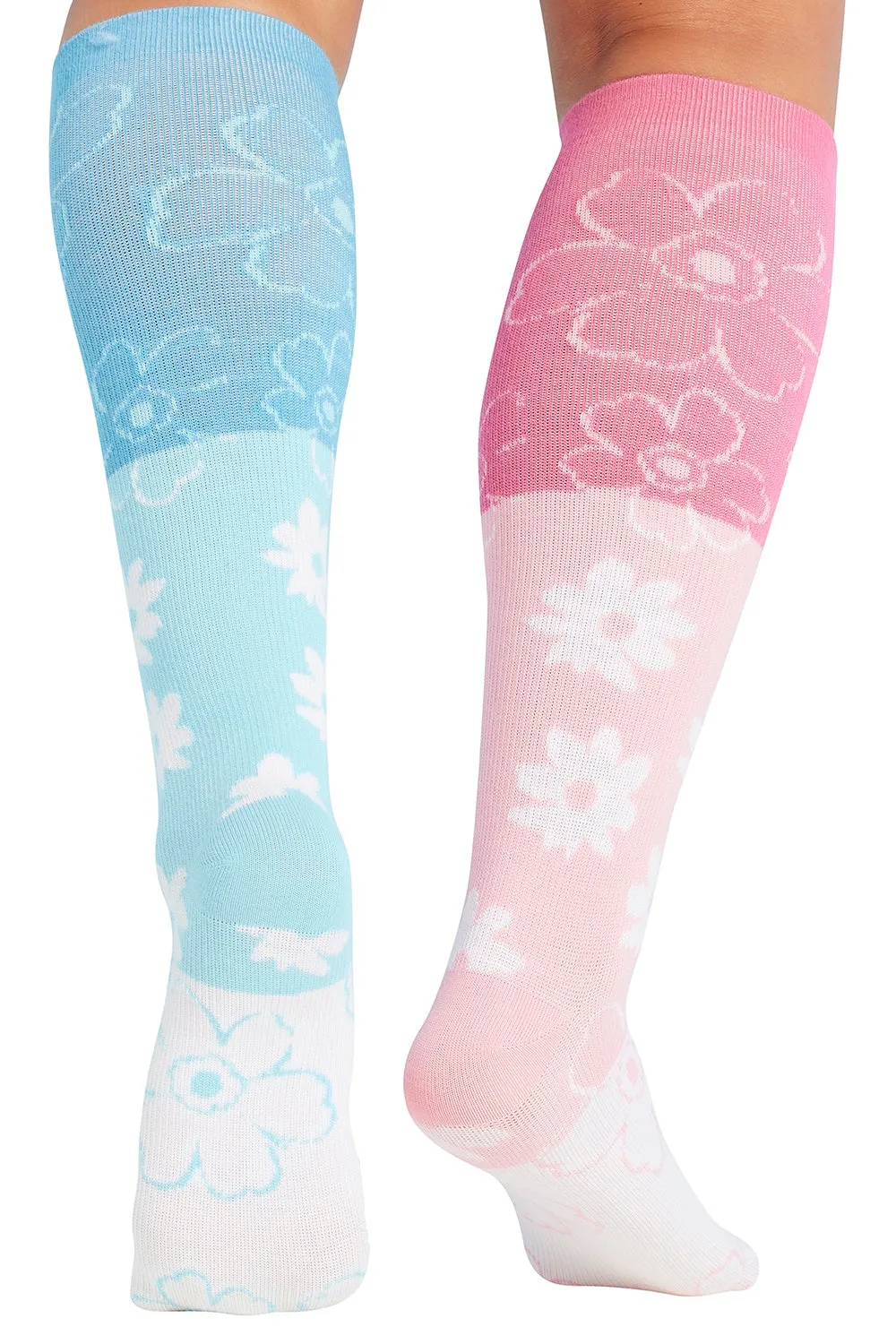 Cherokee Compression Socks Print Support Regular Calf Up To 17"