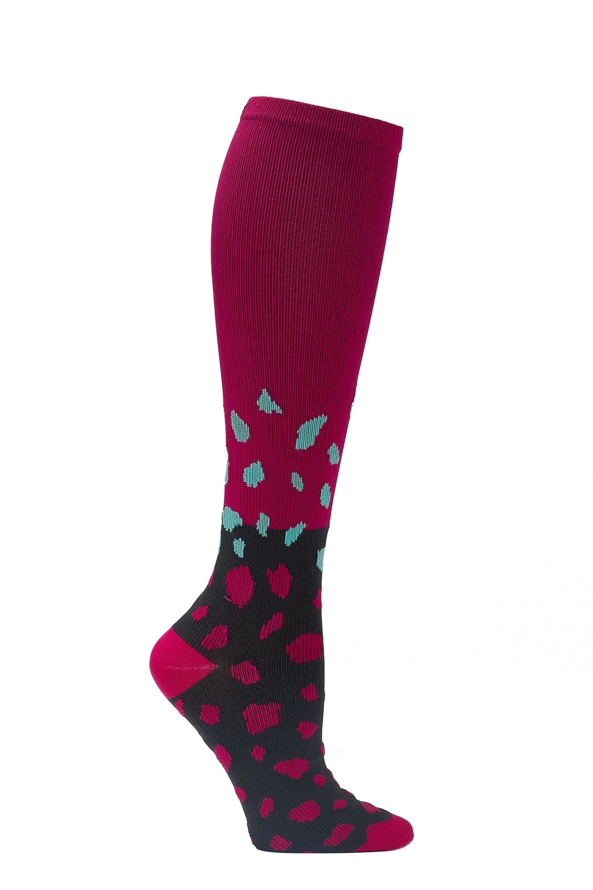 Cherokee Compression Socks Print Support Regular Calf Up To 17"