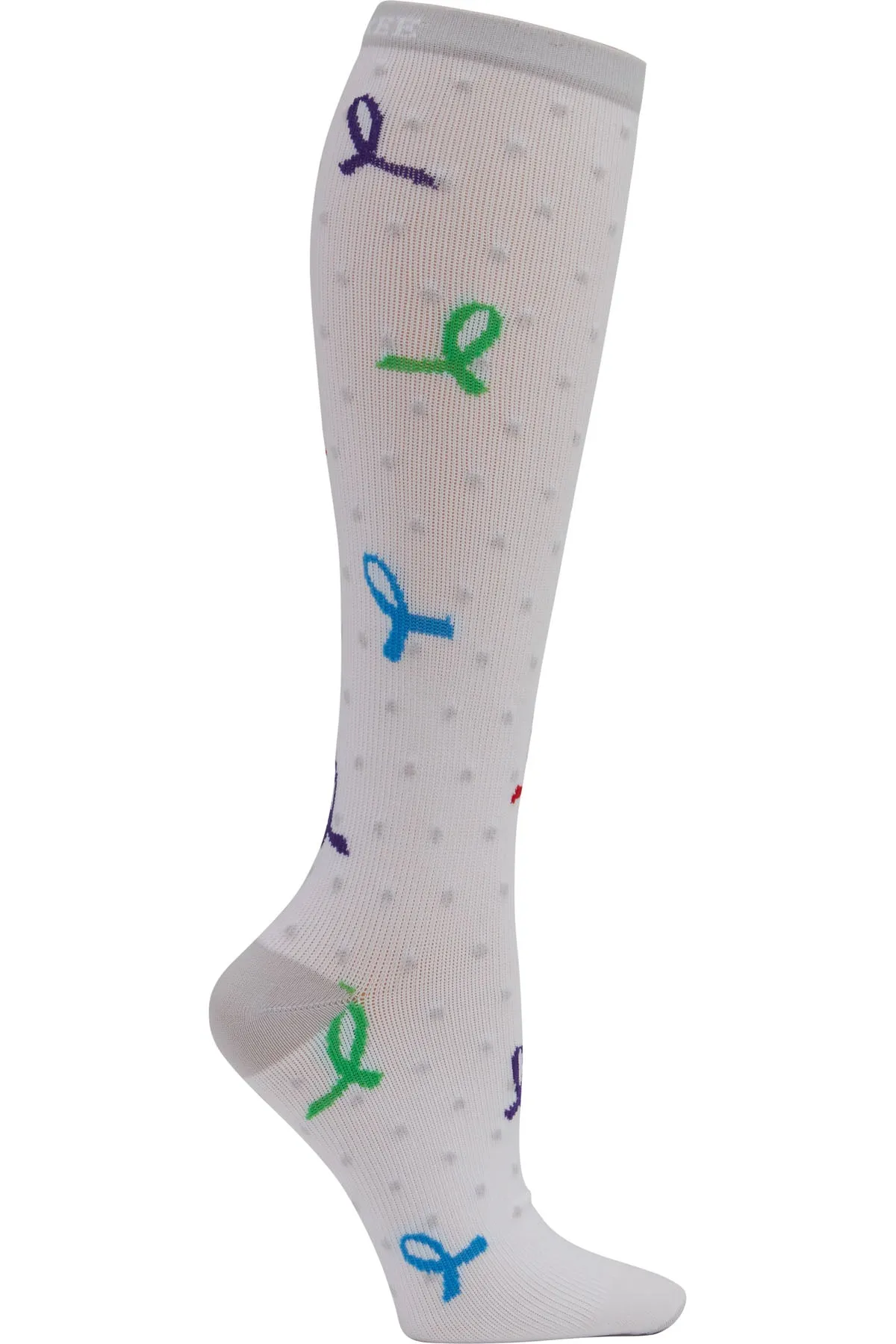 Cherokee Compression Socks Print Support Wide Calf Up To 22"