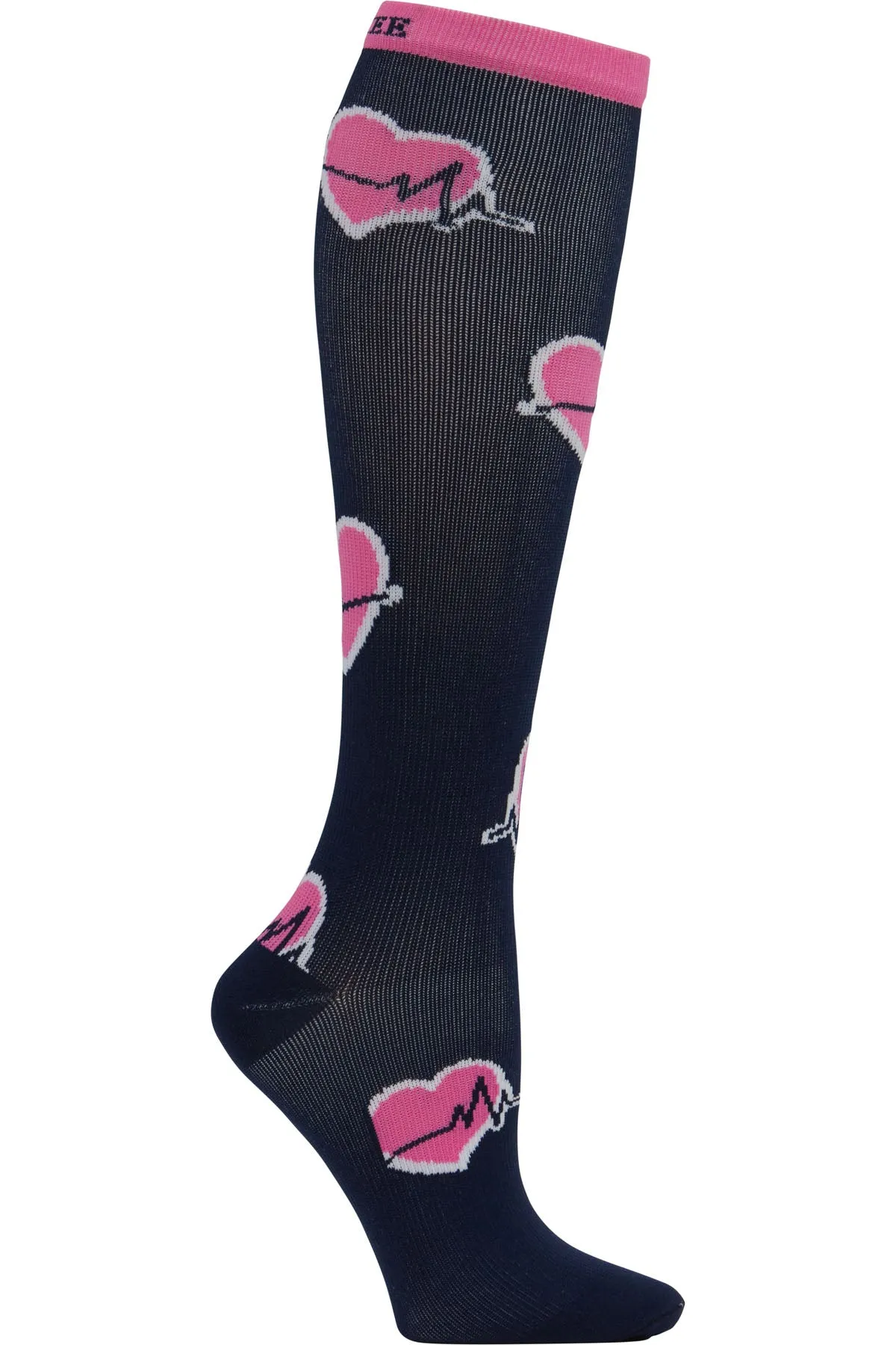 Cherokee Compression Socks Print Support Wide Calf Up To 22"