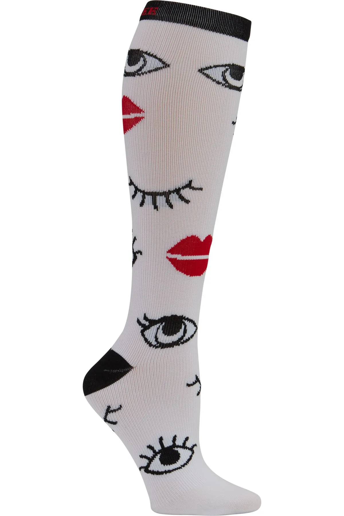 Cherokee Compression Socks Print Support Wide Calf Up To 22"