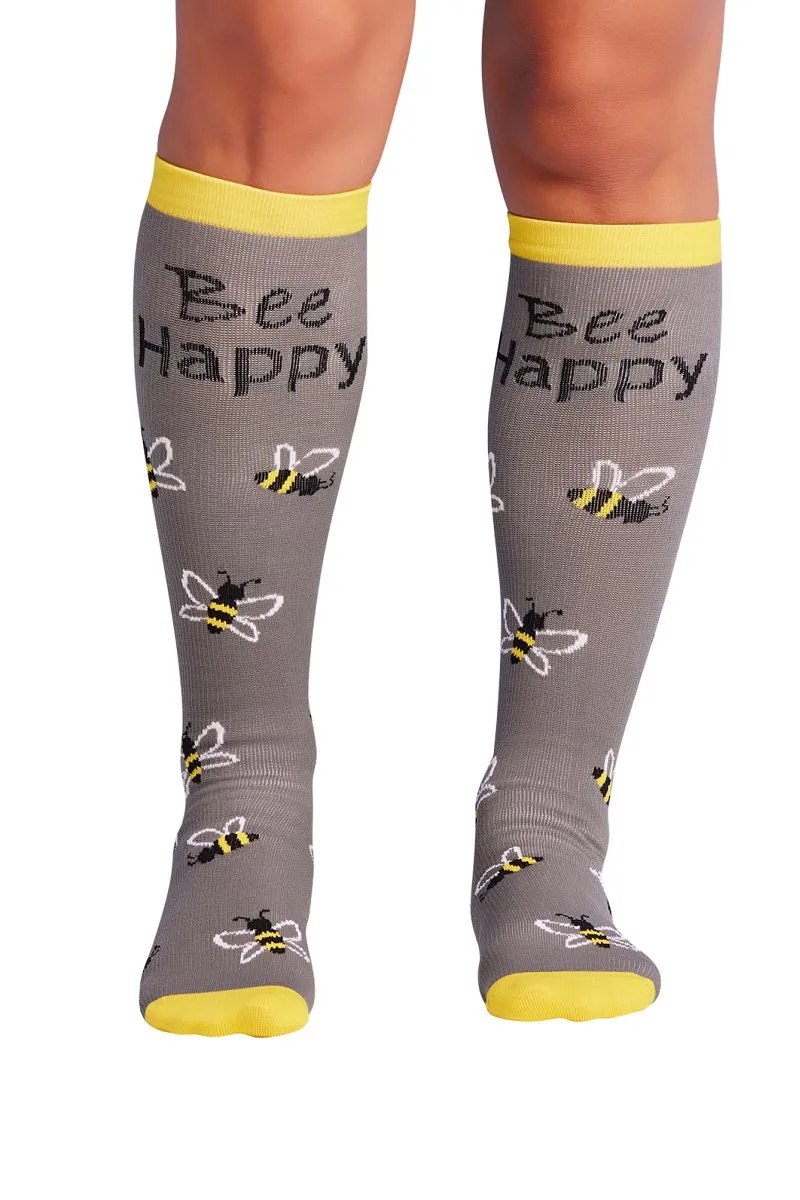 Cherokee Compression Socks Print Support Wide Calf Up To 22"