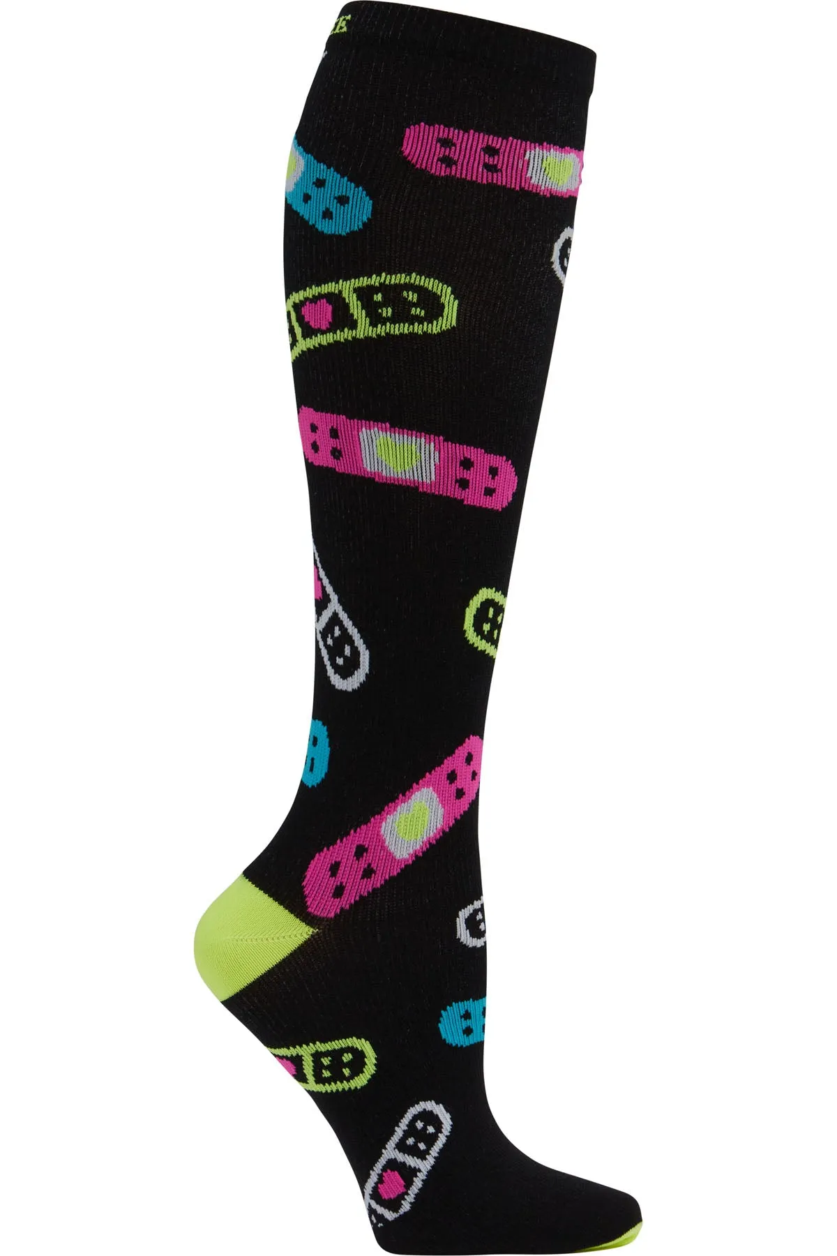 Cherokee Compression Socks Print Support Wide Calf Up To 22"