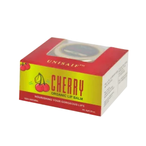 Cherry Organic Butter Lip Balm (8g) Gorgeous Lips | 100% Natural | Mineral Oil Free