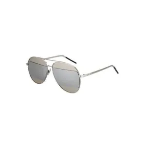 Chic Irregular Lenses Silver Alloy Sunglasses For Women - Silver