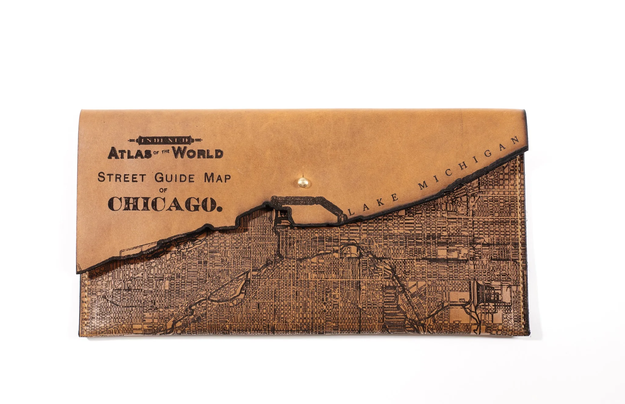 Chicago Map Clutch