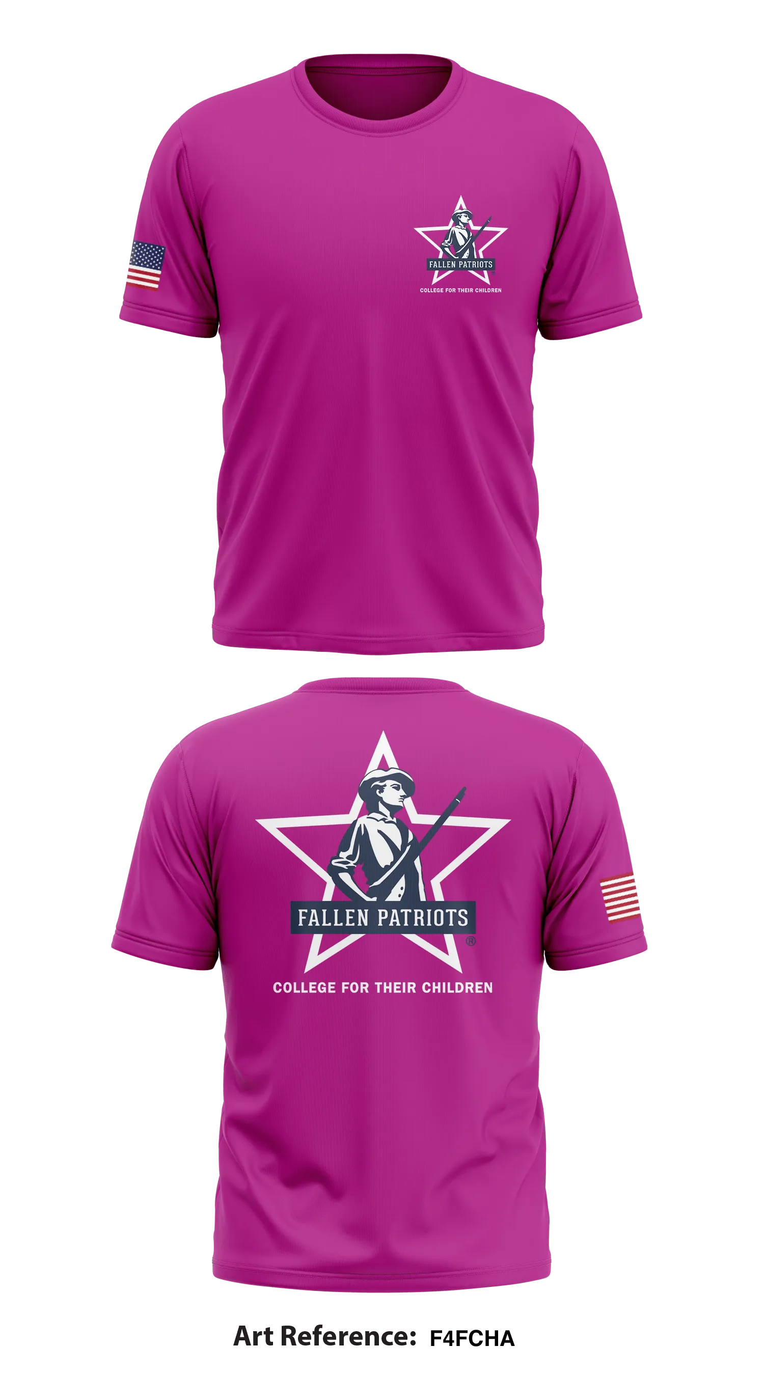 Children of Fallen Patriots Store 1 Core Men's SS Performance Tee - f4fcha