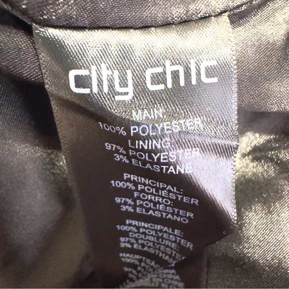 City Chic Lotus Maxi Dress Size 18
