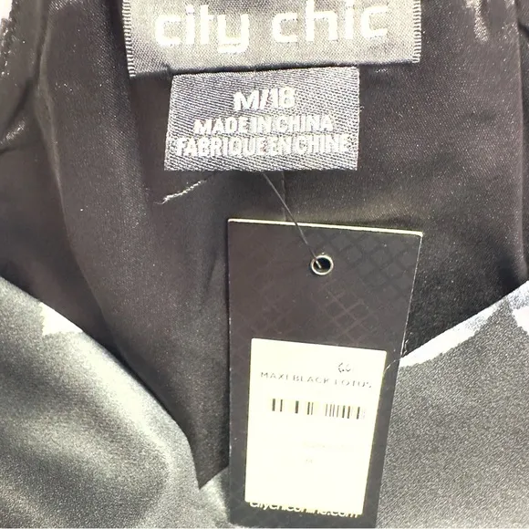 City Chic Lotus Maxi Dress Size 18