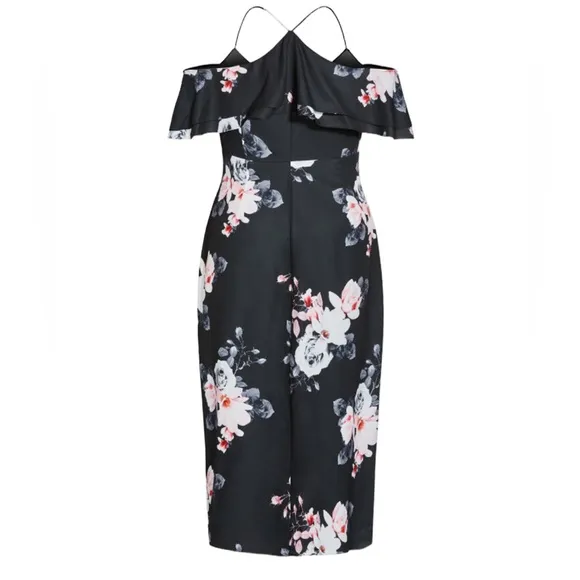 City Chic Lotus Maxi Dress Size 18