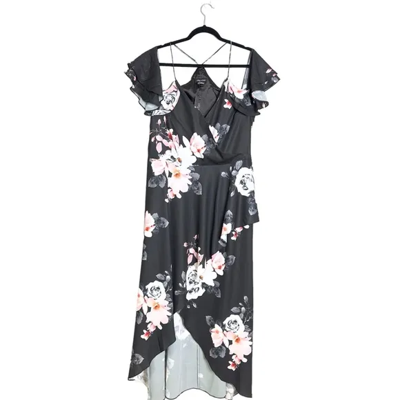 City Chic Lotus Maxi Dress Size 18