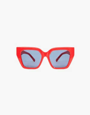 Clare V. Heather Sunglasses in Red