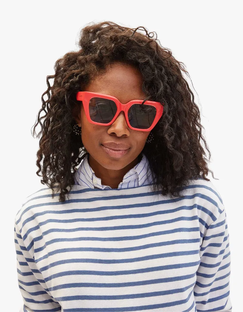 Clare V. Heather Sunglasses in Red