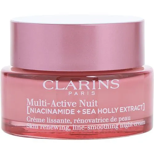 Clarins by Clarins Multi-Active Night Cream (Niacinamide And Sea Holly Extract) For All Skin --50Ml/1.7Oz for Women