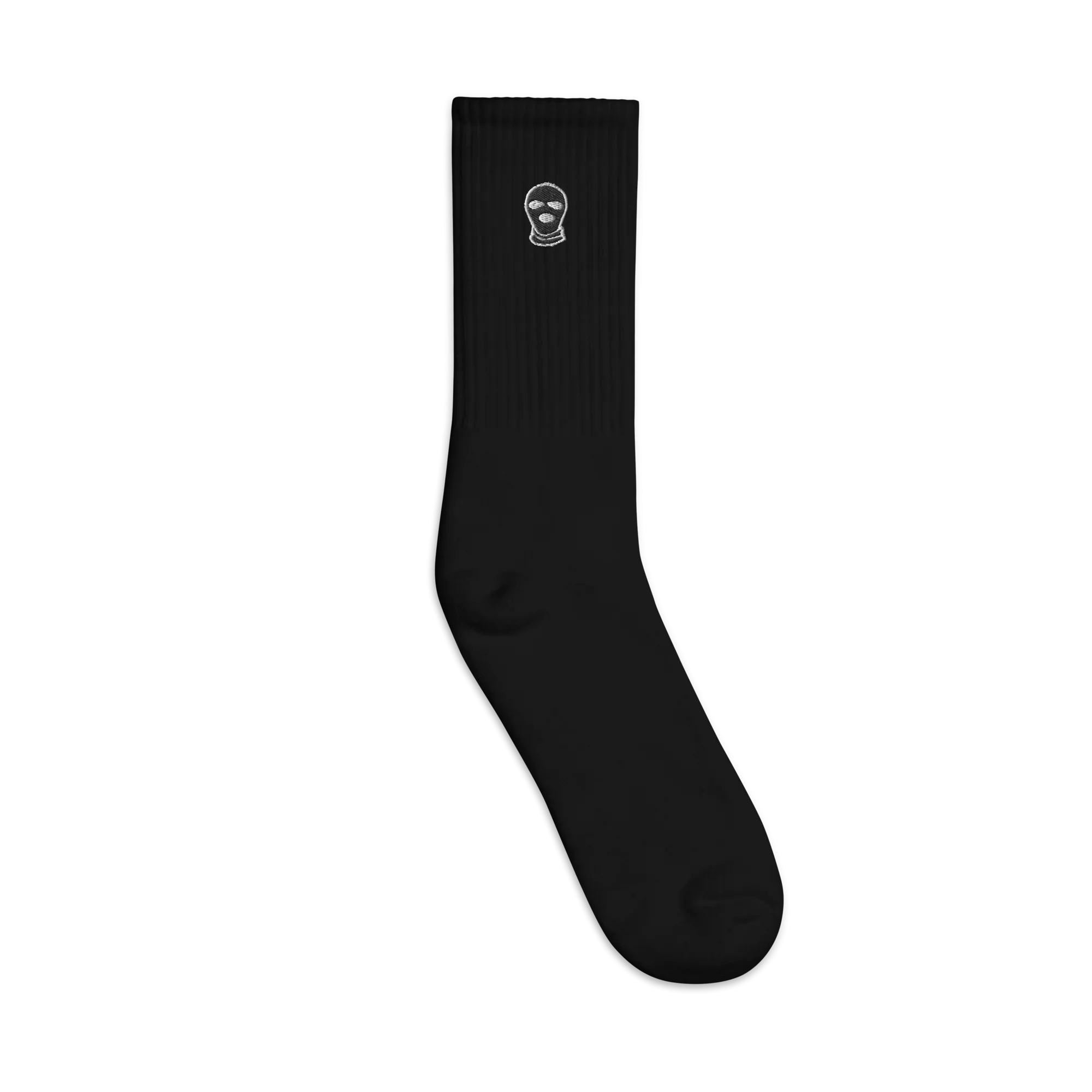 Classic Ski Mask Embroidered socks