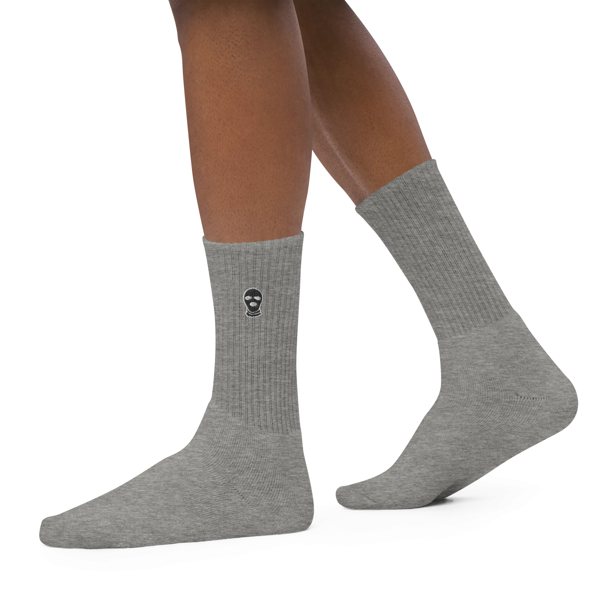 Classic Ski Mask Embroidered socks