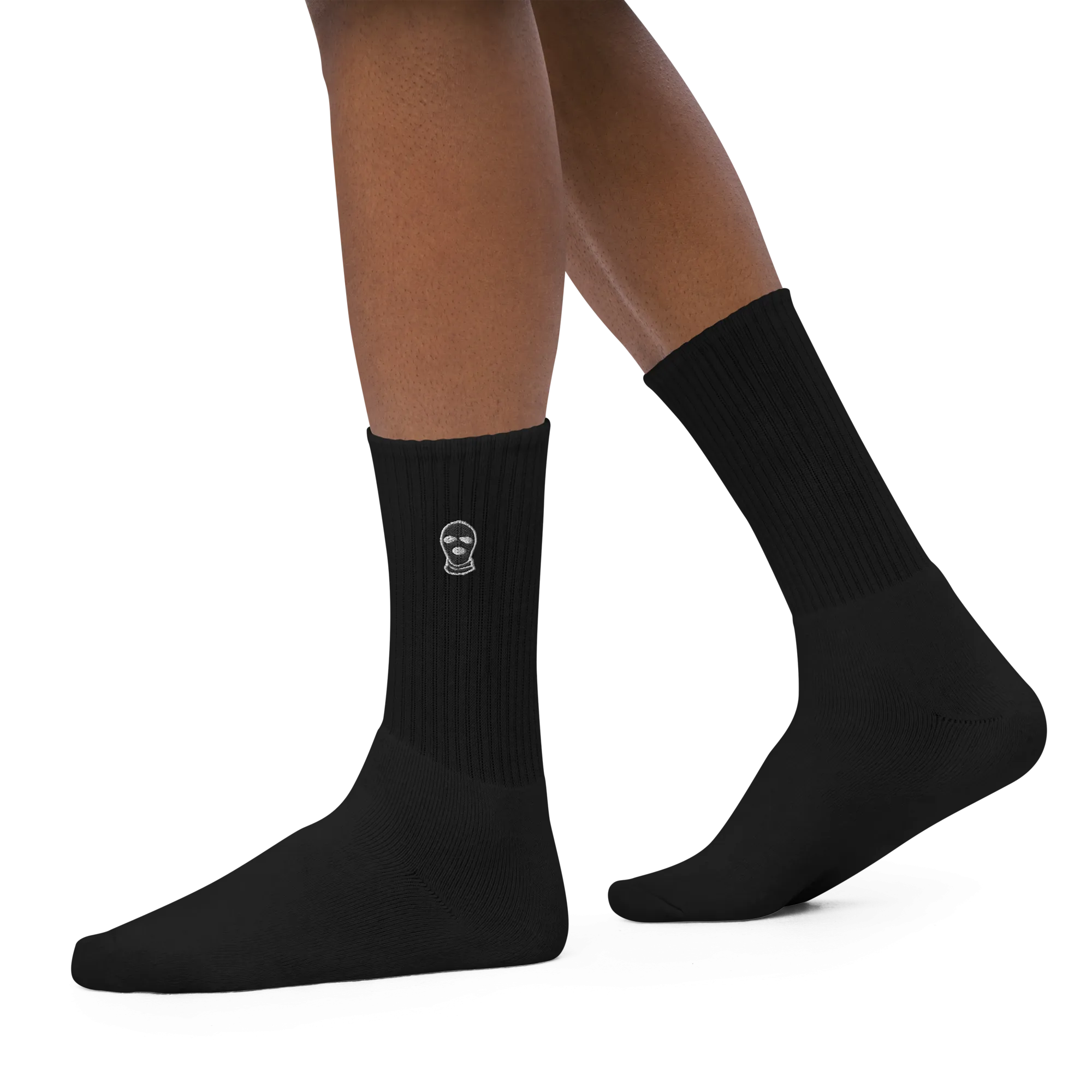 Classic Ski Mask Embroidered socks