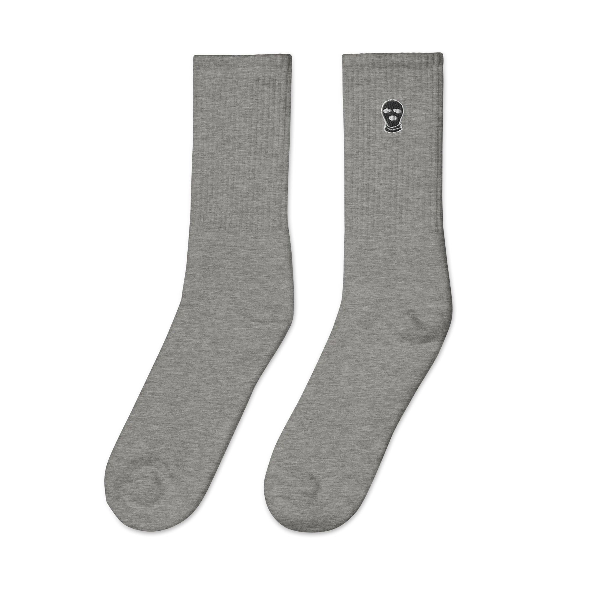 Classic Ski Mask Embroidered socks
