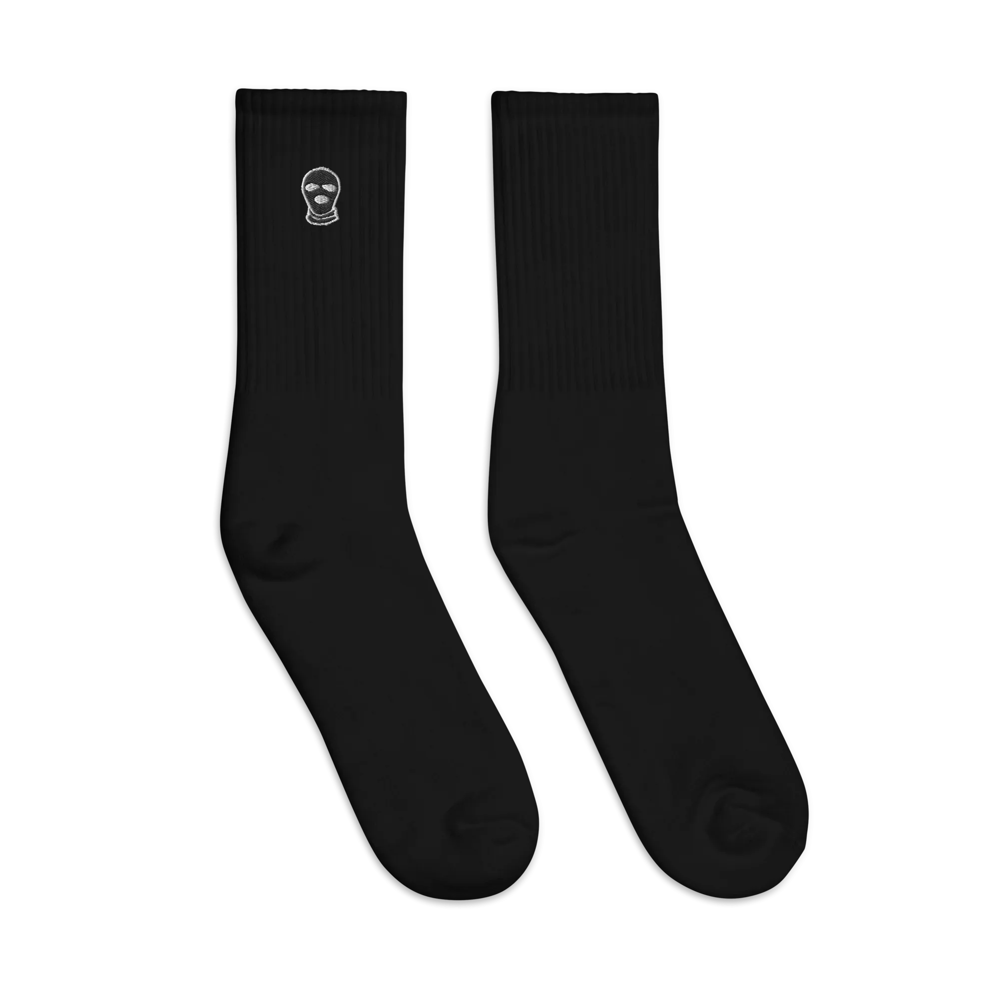 Classic Ski Mask Embroidered socks