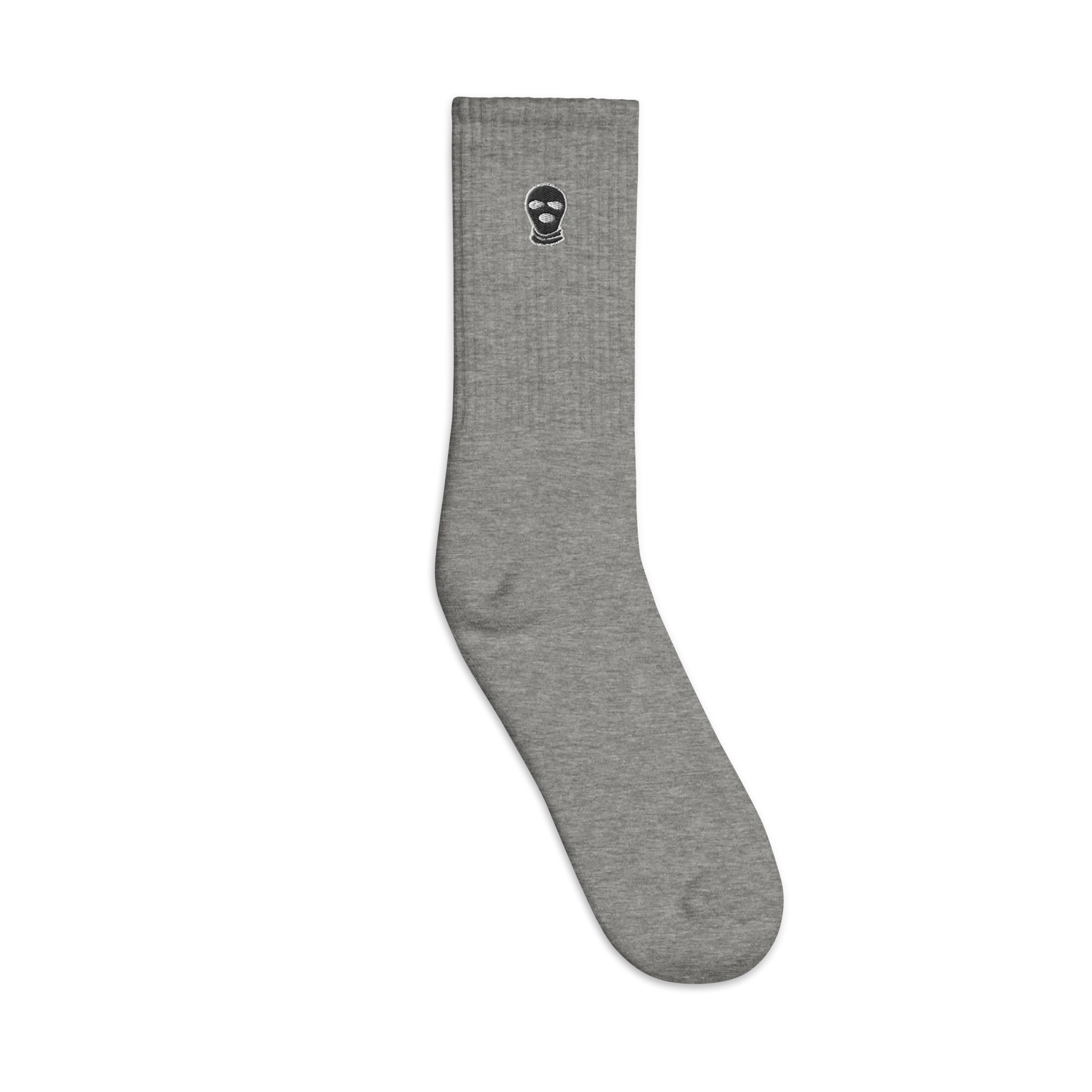 Classic Ski Mask Embroidered socks