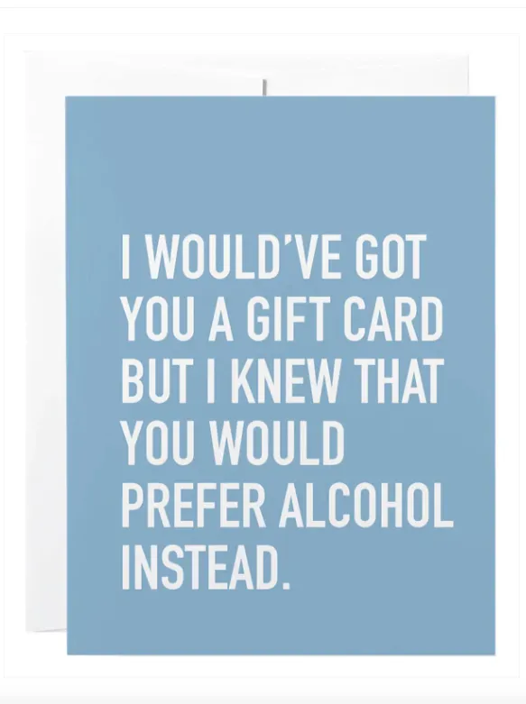Classy Cards - Card | Prefer Alcohol