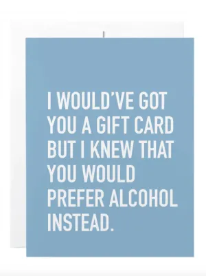Classy Cards - Card | Prefer Alcohol