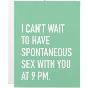 Classy Cards - Card | Spontaneous S*X